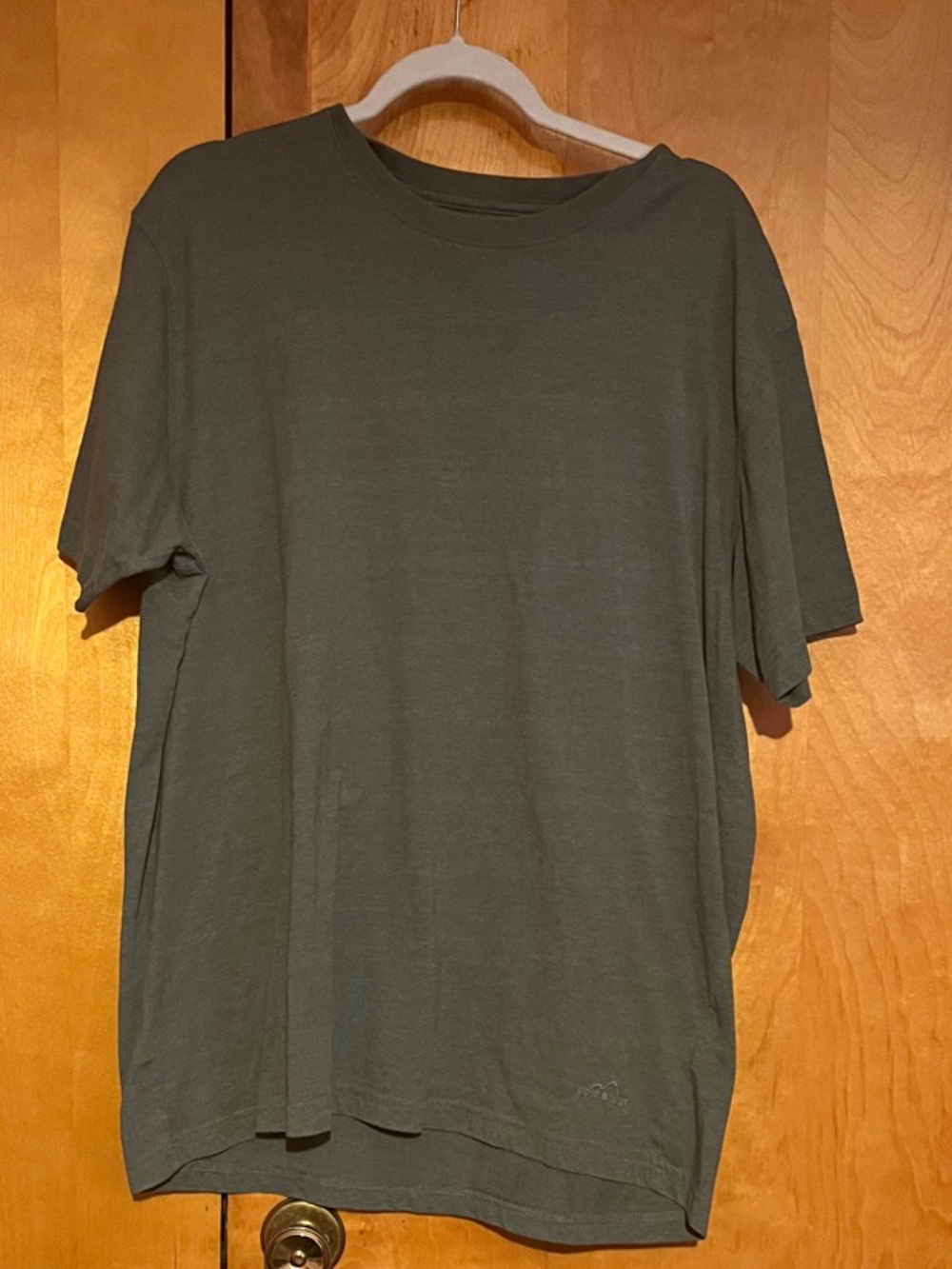 Eddie Bauer XL Men's Short Sleeve Crew Tee in Olive